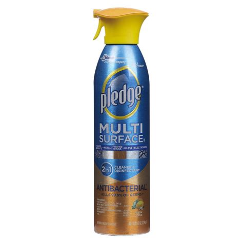 Check out results for your search pledge Multi-Surface Spray Antibacterial Wood Polish ...