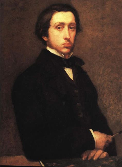 Self Portrait Painting Edgar Degas 1855 Oil Painting Reproduction