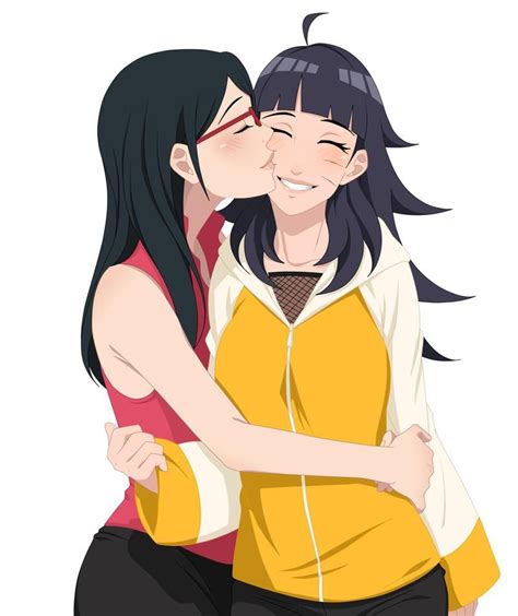 Sarada And Himawari By Fleostore On Deviantart In 2020 Anime Store Anime Anime Fanart