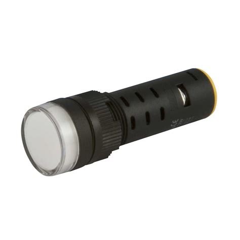 Mcg 24v 16mm Led Indicator Lamp White Pl16 24w Cef