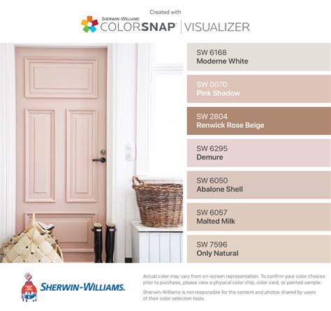 Sherwin Williams Pink Shadow Pink Paint Colors Paint Colors For Home