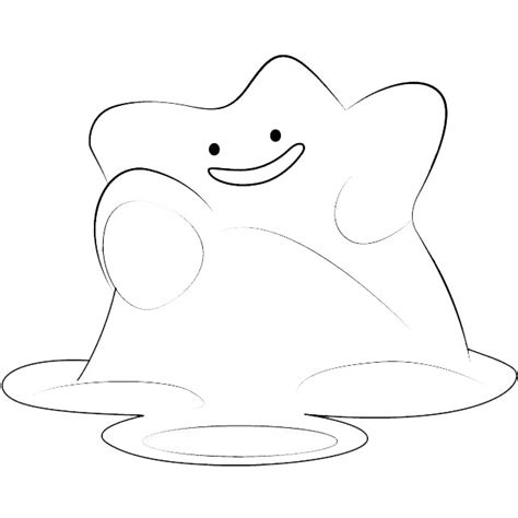 Ditto Pokemon Coloring Sheets Coloring Pages