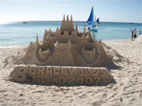 Boracay Sand Castle Photo