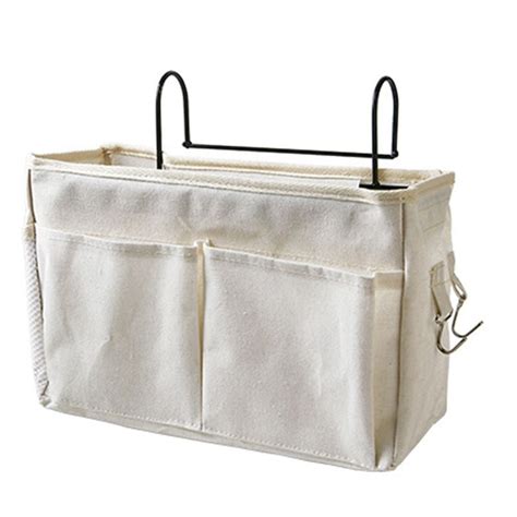 Kaboer Bed Organizer Hanging With Metal Hooks Bunk Bed Storage Caddy