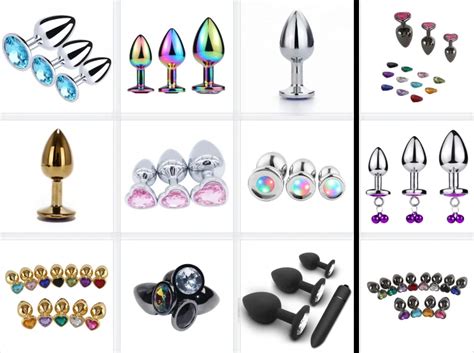 new style direct sale round jewelry anal toys jeweled metal butt anal plug medium size sex toy