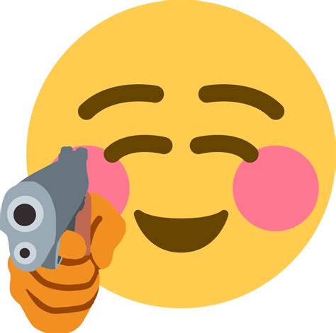 Gun Emoji Sticker Pistol Emojis For Discord Gun Emoji Png Free My XXX