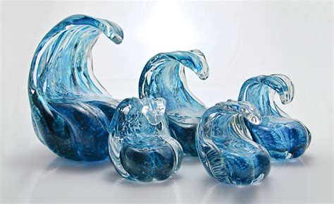 Glass Waves By Michael Richardson Justin Tarducci And Tim Underwood Art Glass Paperweight
