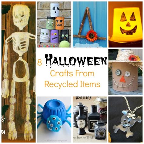 8 Halloween Crafts From Recycled Items Recycled Crafts