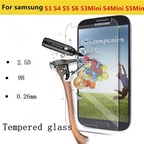 Premium 026mm 25d 9h Tempered Glass Film Explosion Proof Screen Protector For Samsung Galaxy