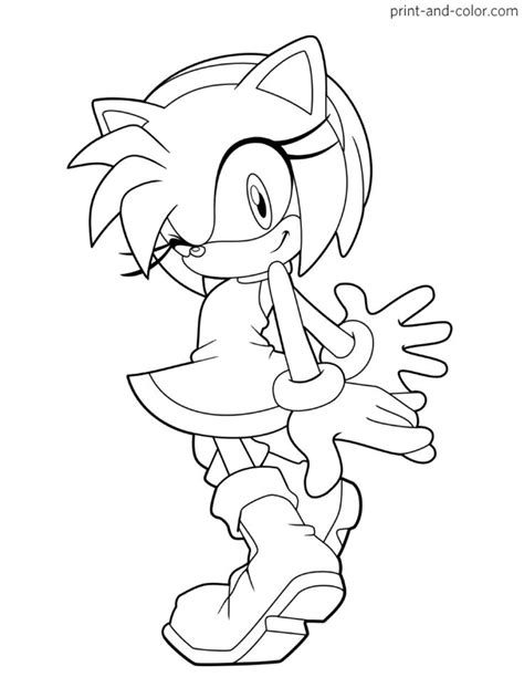 Sonic The Hedgehog Coloring Pages Print And Coloring