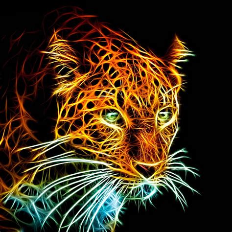 1920x1080px 1080p Free Download Abstract Cat 3d Animal Fractal