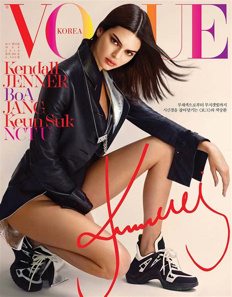 Kendall Jenner Covers Vogue Korea March 2018 By Hyea W Kang