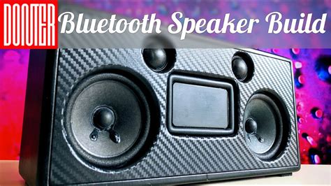 Diy Portable Bluetooth Speaker Build Carbon And Vinyl Youtube