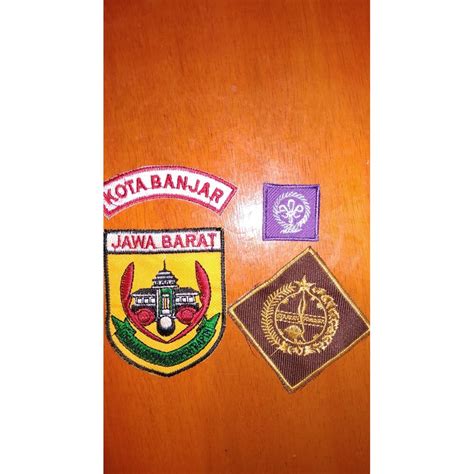 Jual Logo Badge Set Pramuka Kwarcab Kwardapandu Dunia Wosm