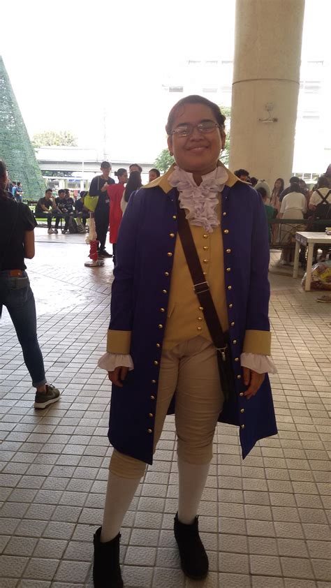 Dressed Up As Alexander Hamilton Yesterday For Halloween R