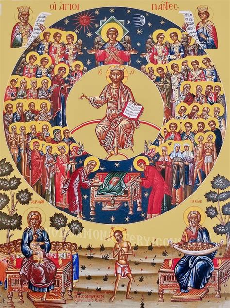 Orthodox Icon Of Synaxis Of All The Saints 2