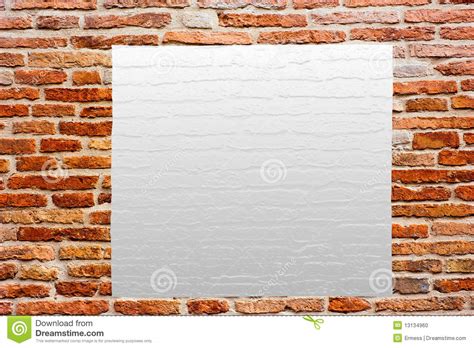 Blank old ripped torn paper crumpled creased posters grunge textures backdrop backgrounds. Empty poster on the wall stock photo. Image of empty ...