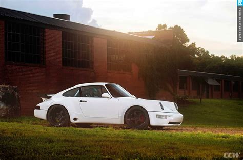 White Porsche 964 Turbo Ccw Lm5 Forged Wheels Ccw Wheels