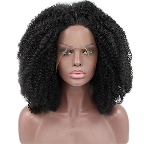 Buy Cupidlovehair Afro Kinkys Curly Long Fully Big Heat Resistant Synthetic Lace Front Wigs