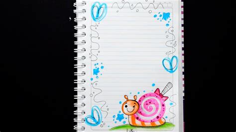 Las Mejores Ideas Para Dibujar Las Márgenes Para Decorar Los Cuadernos