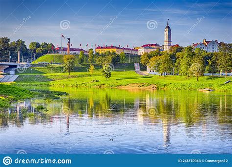 Belarus Travel Destinations Cityscape Of Mogilev City At Daytime