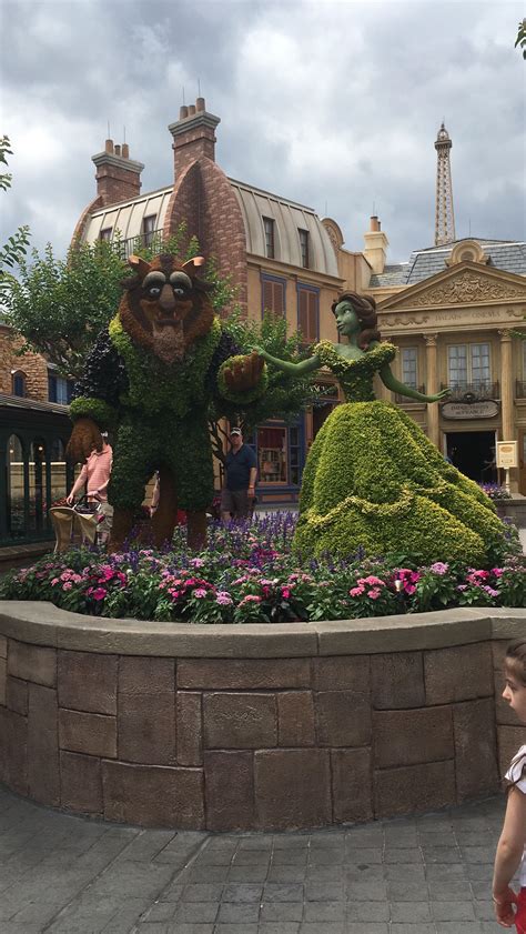 Beauty And The Beast Some Of The Character Topiaries At The 2018