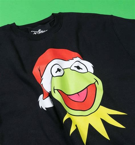 Black Kermit The Frog Christmas Jumper
