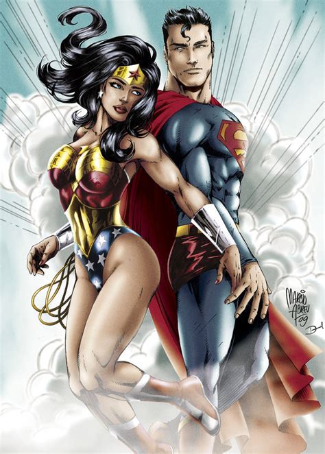 Wonder And Super Superman And Wonder Woman Fan Art 20517419 Fanpop