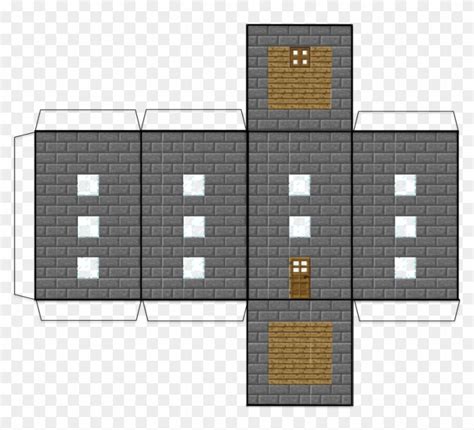 Minecraft Papercraft House