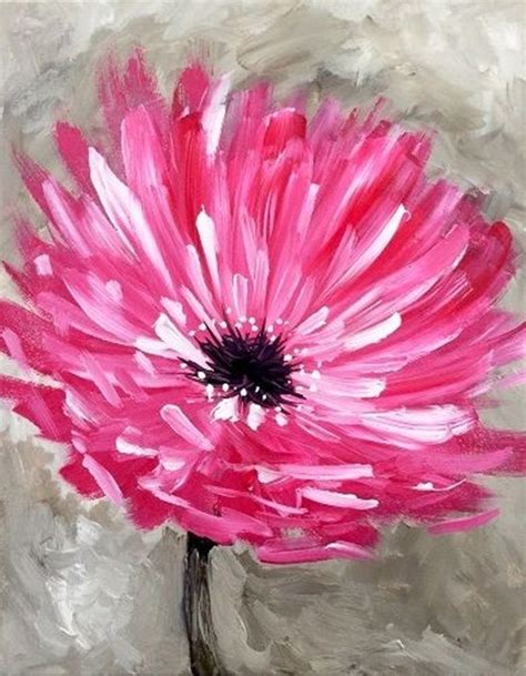 Pin By Farzy Farz On óleos Modernos Pink Flower Painting Flower Art