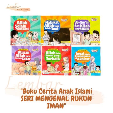 Jual Buku Cerita Anak Islami Seri Rukun Iman Buku Cerita Anak