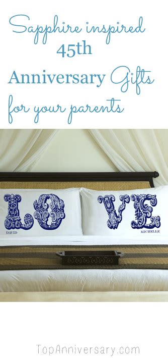 45th Wedding Anniversary Gift Guide