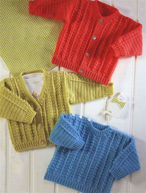 Free Knitted Baby Sweater Patterns Knitting Patterns