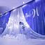 Customade Backdrop Curtains 10ftX20ft Fashion Organza Swag Wedding 