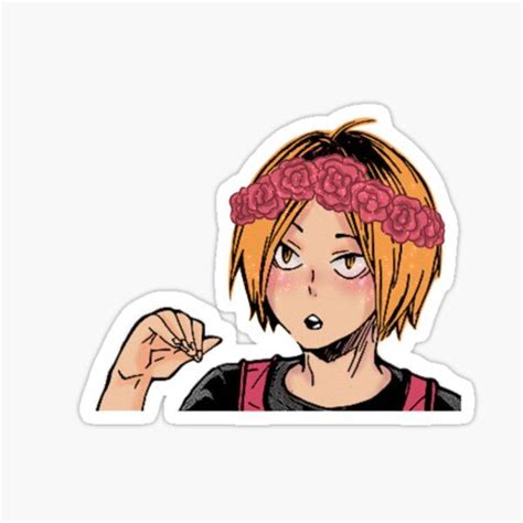 Happy Kuroo Sticker By Itskisaa In 2021 Manga Cute Anime Chibi Cute