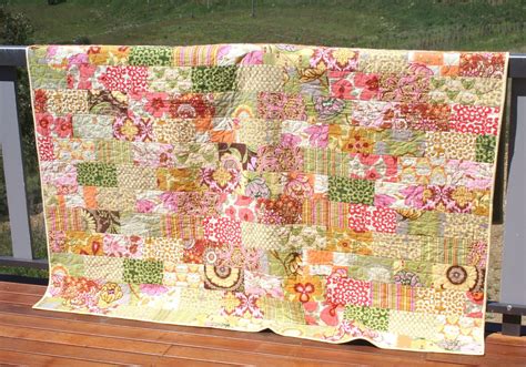 Gone Aussie Quilting Amy Butler Lotus Quilt Finished