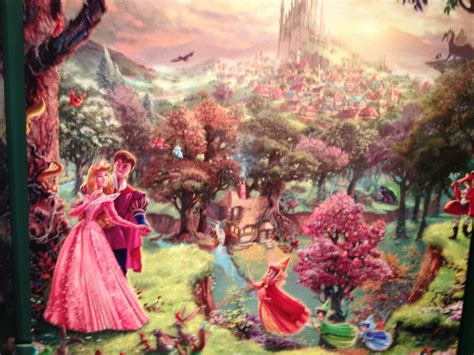 Thomas Kinkade Sleeping Beauty Love This Piece Disney Art Disney