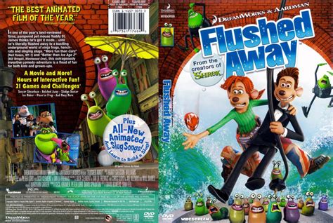 Flushed Away Dvd Cover Front And Back By Dlee1293847 On Deviantart