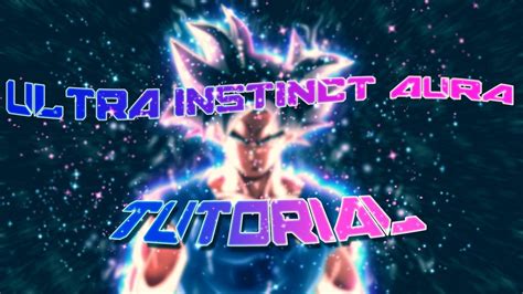 Goku Ultra Instinct Aura Photoshop Tutorial Youtube
