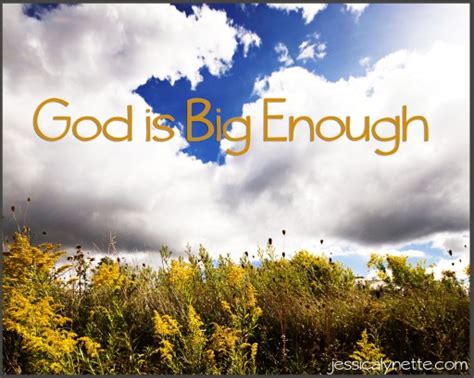 God Is Big Enough Day 5