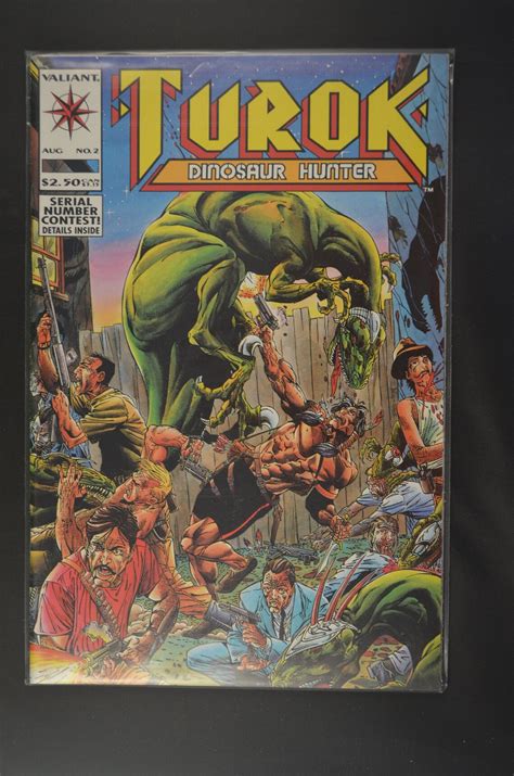 1993 Valiant Turok Dinosaur Hunter Aug No 2 Comic Book Etsy