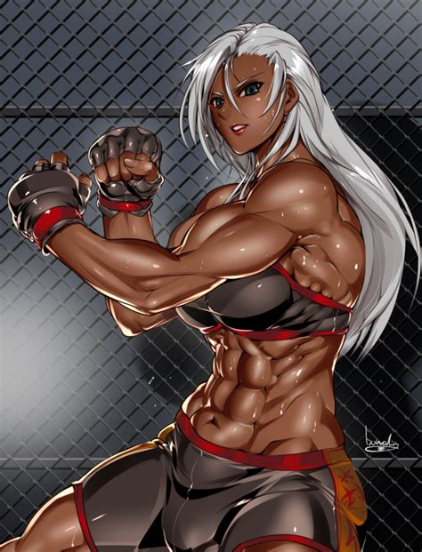 Bowalia Vanessa Lewis Virtua Fighter 1girl Abs Bare Shoulders