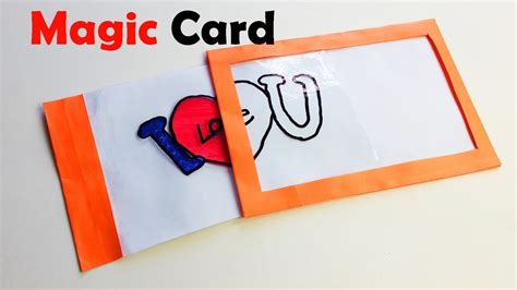 How To Make Magic Card Diy Magic Card Paper Magic Diy Crafts