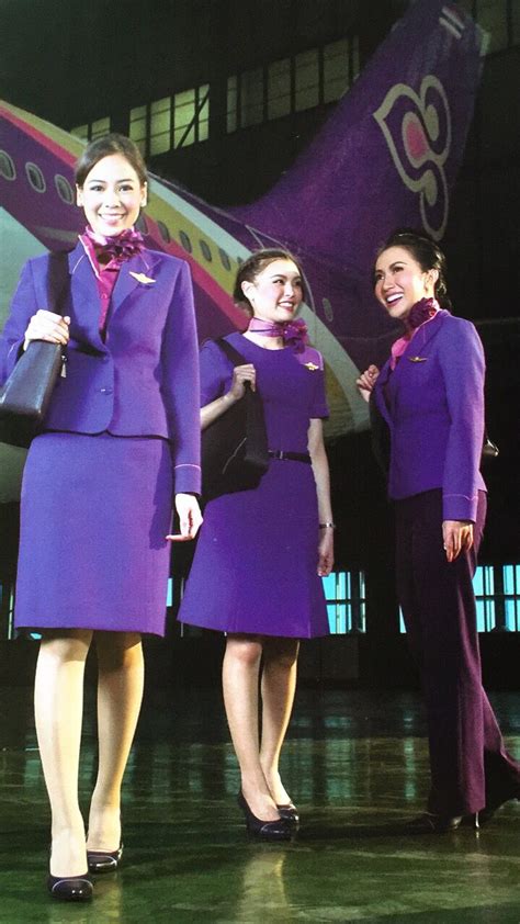 Thai Airways Cabin Crew Uniforms Kathy West Trolley Dolly Airline Cabin Crew Flight Girls