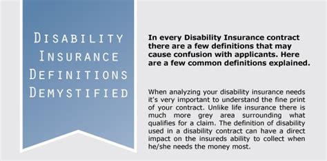 An insurance broker sources (brokes) contracts of insurance on behalf of their customers. INFOGRAPHIC: Disability Insurance Demystified | Life ...