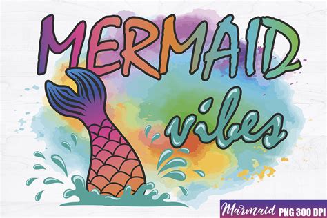 Mermaid Vibes Sublimation Graphic By Withoutdreamsplease · Creative Fabrica