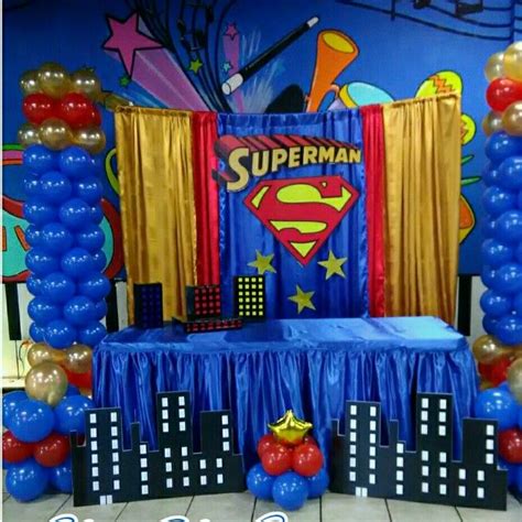 113 Ideas De Decoración Para Fiesta De Superman