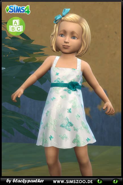 Blackys Sims 4 Zoo Summer Dress 1 By Blackypanther • Sims 4 Downloads