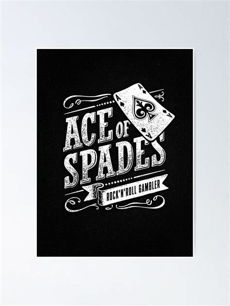 Ace Of Spades Poster By Most90 Redbubble