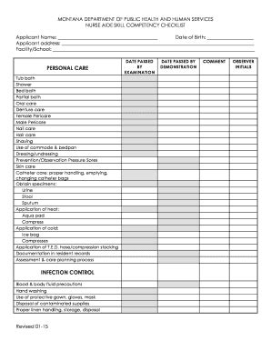 Printable Nursing Skills Competency Checklist Prntbl Concejomunicipaldechinu Gov Co